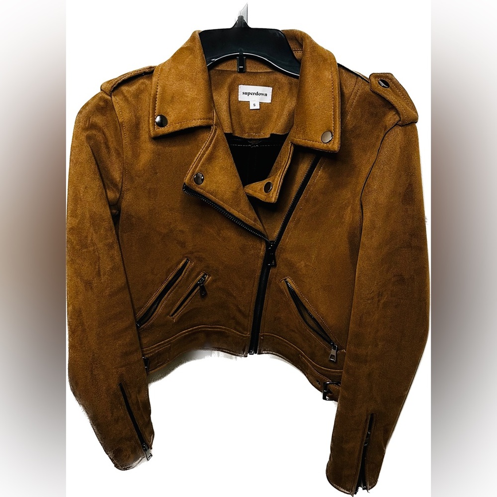 superdown Tan Suede Jacket size Small *SOLD OUT*